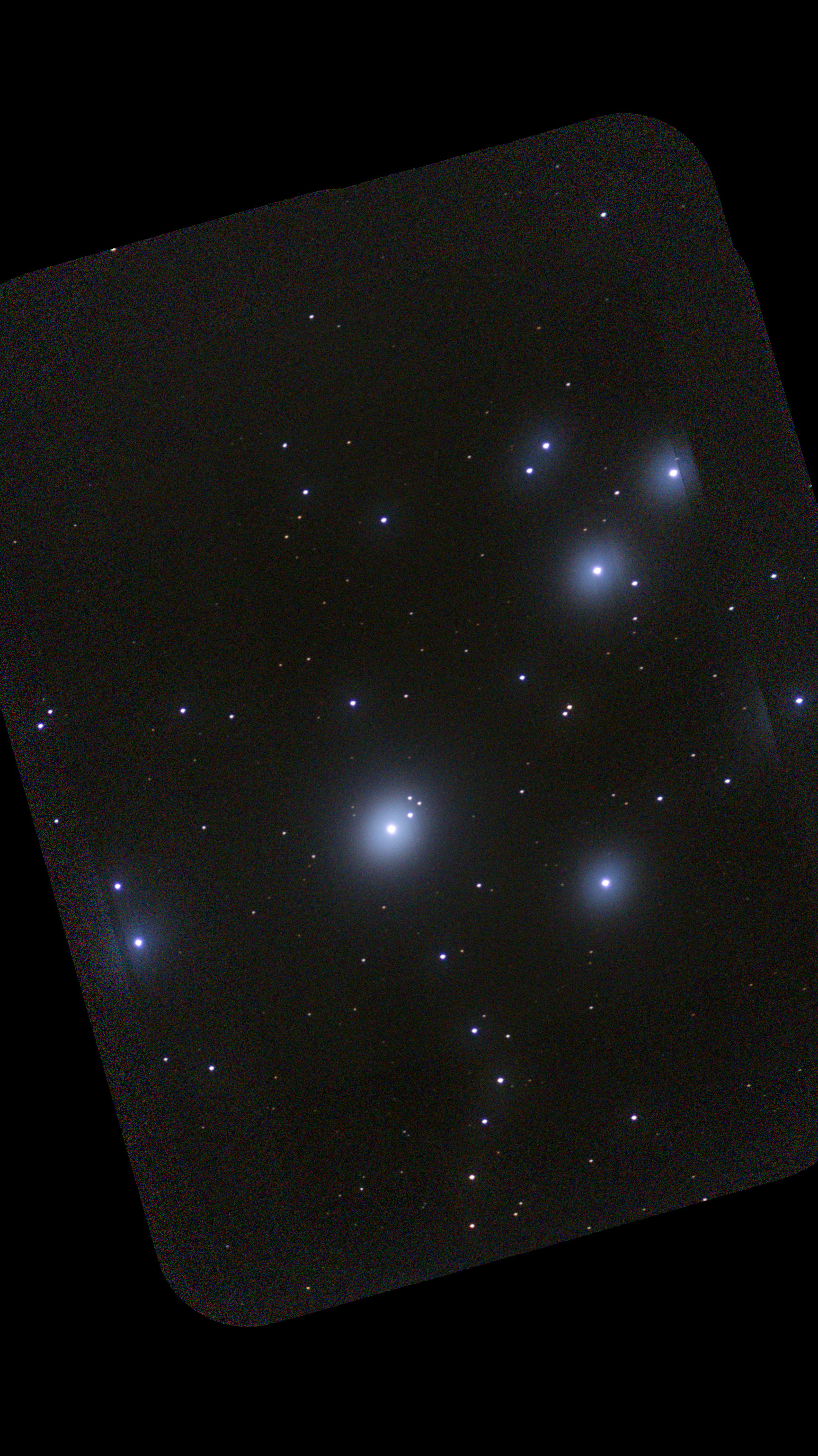 Incomplete mosaic of Pleiades